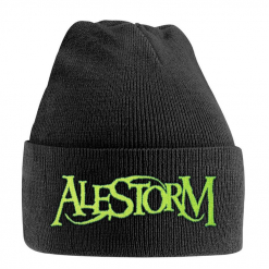 alestorm green logo knitted ski hat