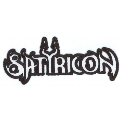 satyricon logo cut out patch
