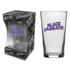 BLACK SABBATH - Purple Logo / Beer Glass
