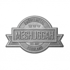 50747 meshuggah crest metal pin badge