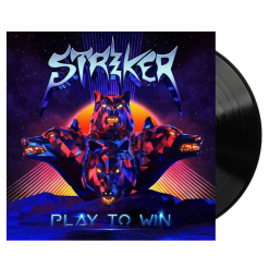 STRIKER - Play To Win / BLACK LP