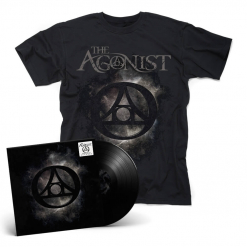 57093 the agonist orphans black lp + t-shirt bundle melodic death metal