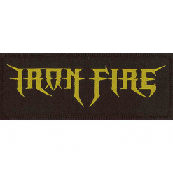 iron fire logo patch