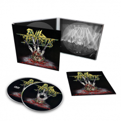 57420 evil invaders surge of insanity - live in antwerp 2018 digipak cd + dvd speed metal, thrash metal