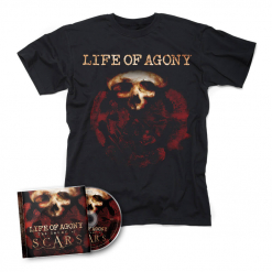 life of agony the sound of scars cd t shirt bundle