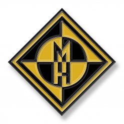 machine head diamond logo pin