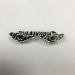 esoteric logo metal pin