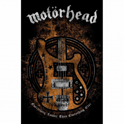motörhead lemmy bass flag