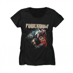 powerwolf vade satana ladies shirt napalm records