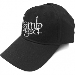 lamb of god sonic silver logo baseball cap