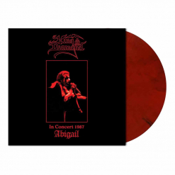 king diamond in concert 1987 abigail wine red black marbled vinyl