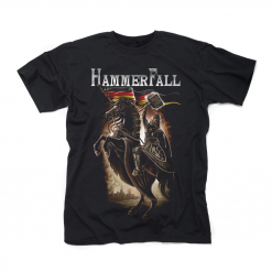 hammerfall hector on horse shirt