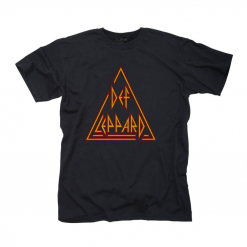 def leppard classic triangle logo shirt
