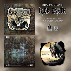 iced earth reaping stone shape picture vinyl