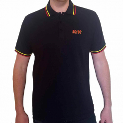 acdc classic logo polo shirt