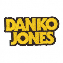 danko jones logo cut out patch