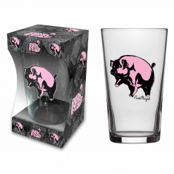 pink floyd pig beer glass