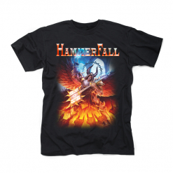 hammerfall cover live against the world shirt