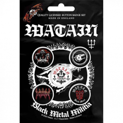 watain black metal militia button pack