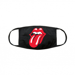 the rolling stones classic tongue face mask