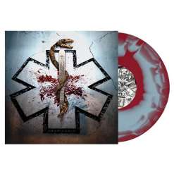 64024-1 carcass despicable red light blue swirl 10'' lp death metal grindcore