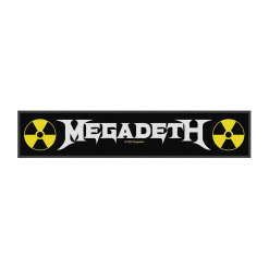 megadeth logo super stripe patch
