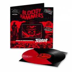 bloody hammers Songs Of Unspeakable Terror red black split vinyl