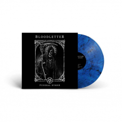 bloodletter funeral hymns blue black marbled vinyl