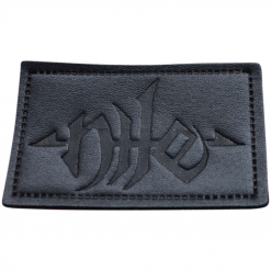 nile logo leather patch