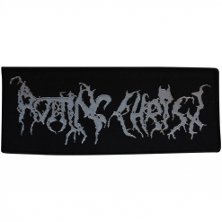 rotting christ silver logo patch