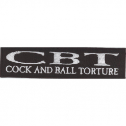 cock and ball torture logo patch