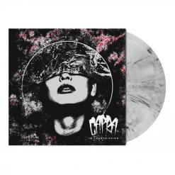 capra in transmission white black marbled vinyl