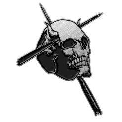 watain new logo metal pin
