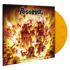 Slaughtering The Faithful - YELLOW RED ORANGE Marbled Vinyl