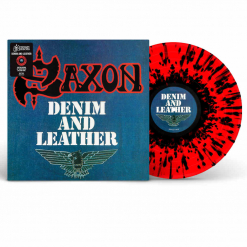 Denim and leather (40th Anniversary) - ROTES SCHWARZES Splatter Vinyl