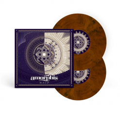 Halo - ORANGE SCHWARZ Marmoriertes 2-Vinyl