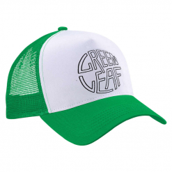Logo - GREEN WHITE Trucker Cap
