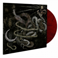 Death Siege - DUNKELROT SCHWARZ Marmoriertes Vinyl
