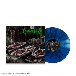 Death As A Progress - BLUE BLACK Splatter Vinyl