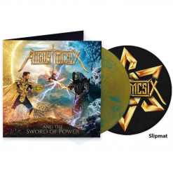 Angus McSix and the Sword of Power GOLD BLAU marmoriertes Vinyl + Slipmat
