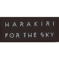 HARAKIRI FOR THE SKY - Logo - Black Edge / Patch