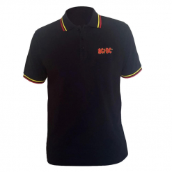 acdc classic logo polo shirt